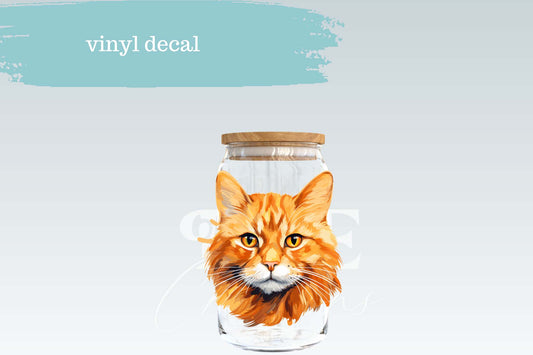 Orange Tabby Cat | Vinyl Decal