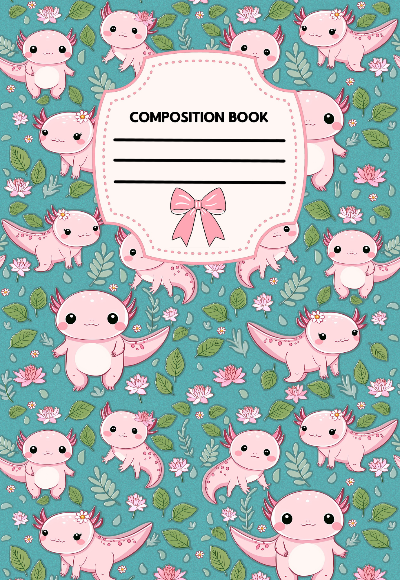 NEW Pink Axolotls Notebook | Print