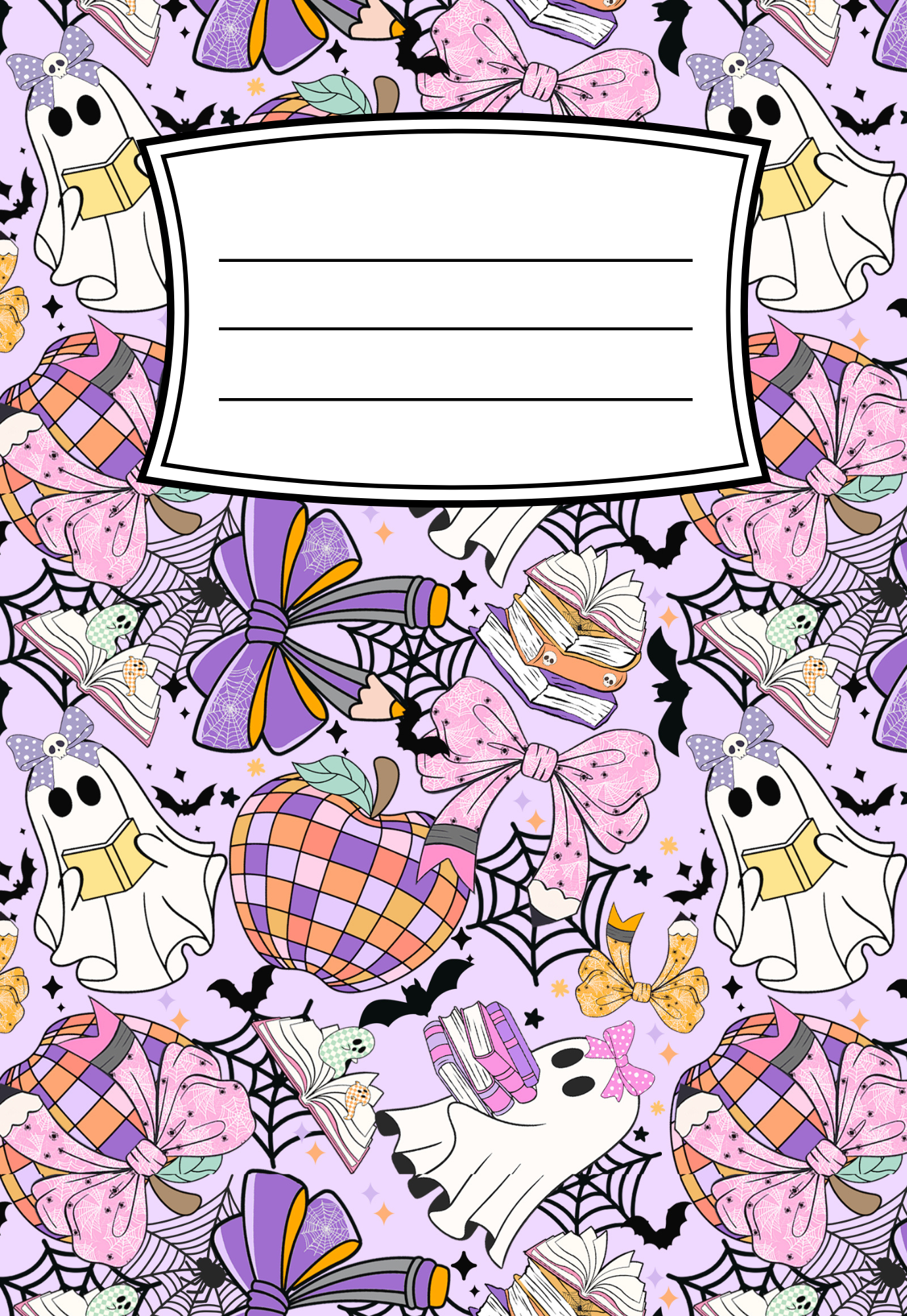 NEW Purple Disco Spooky Notebook | Print