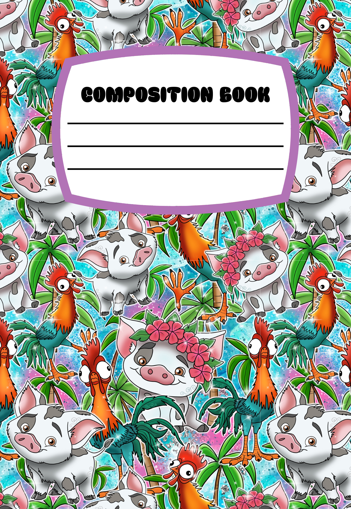 NEW Pig & Rooster Notebook | Print