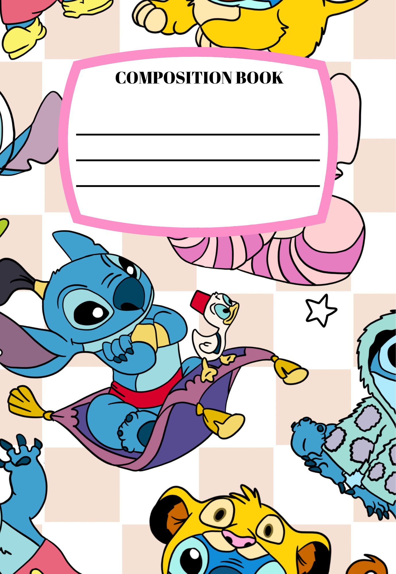 Wednesday Launch Composition Notebook |