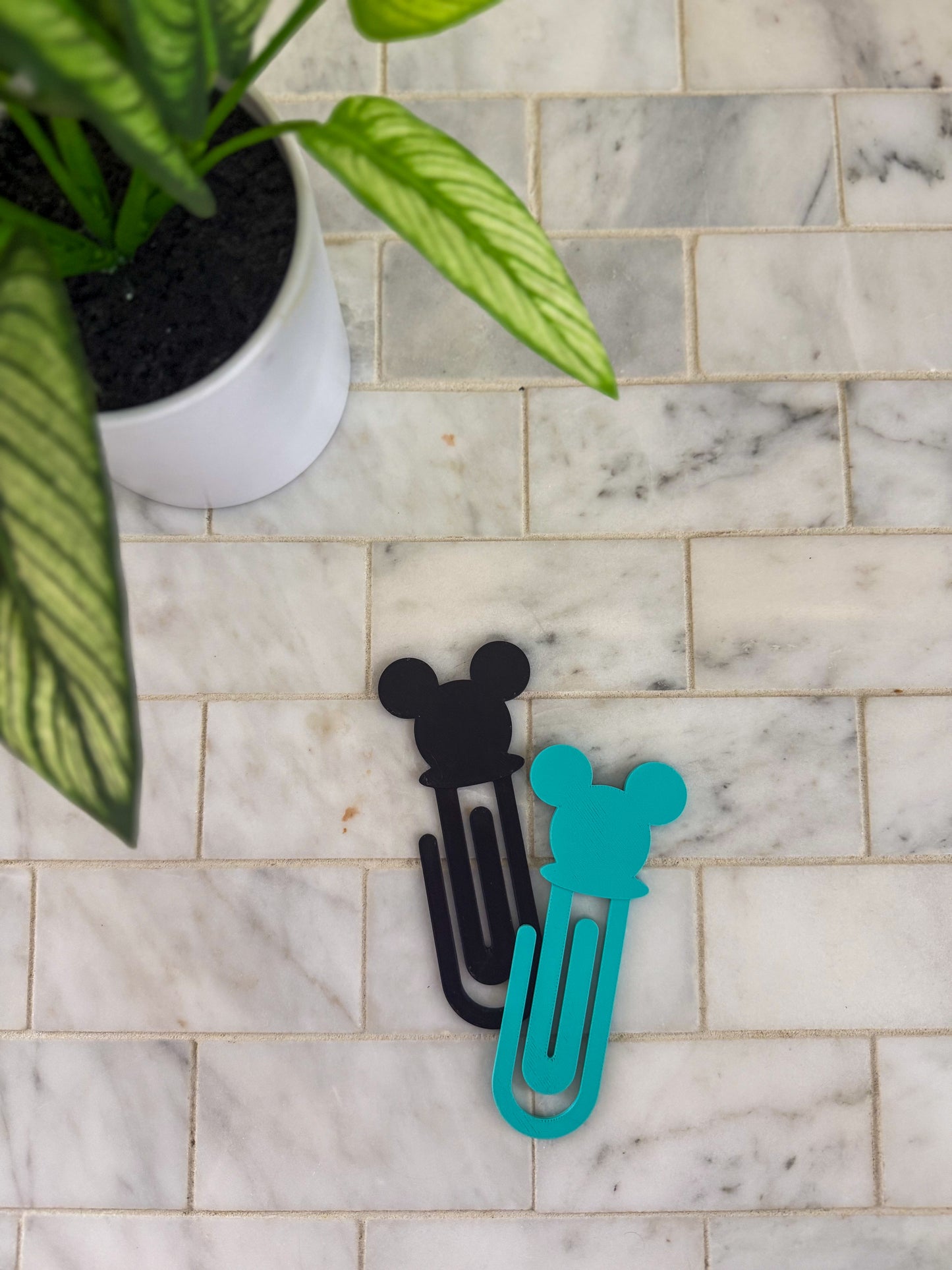 Mouse Head Paper Clip Bookmark | 3D Printed
