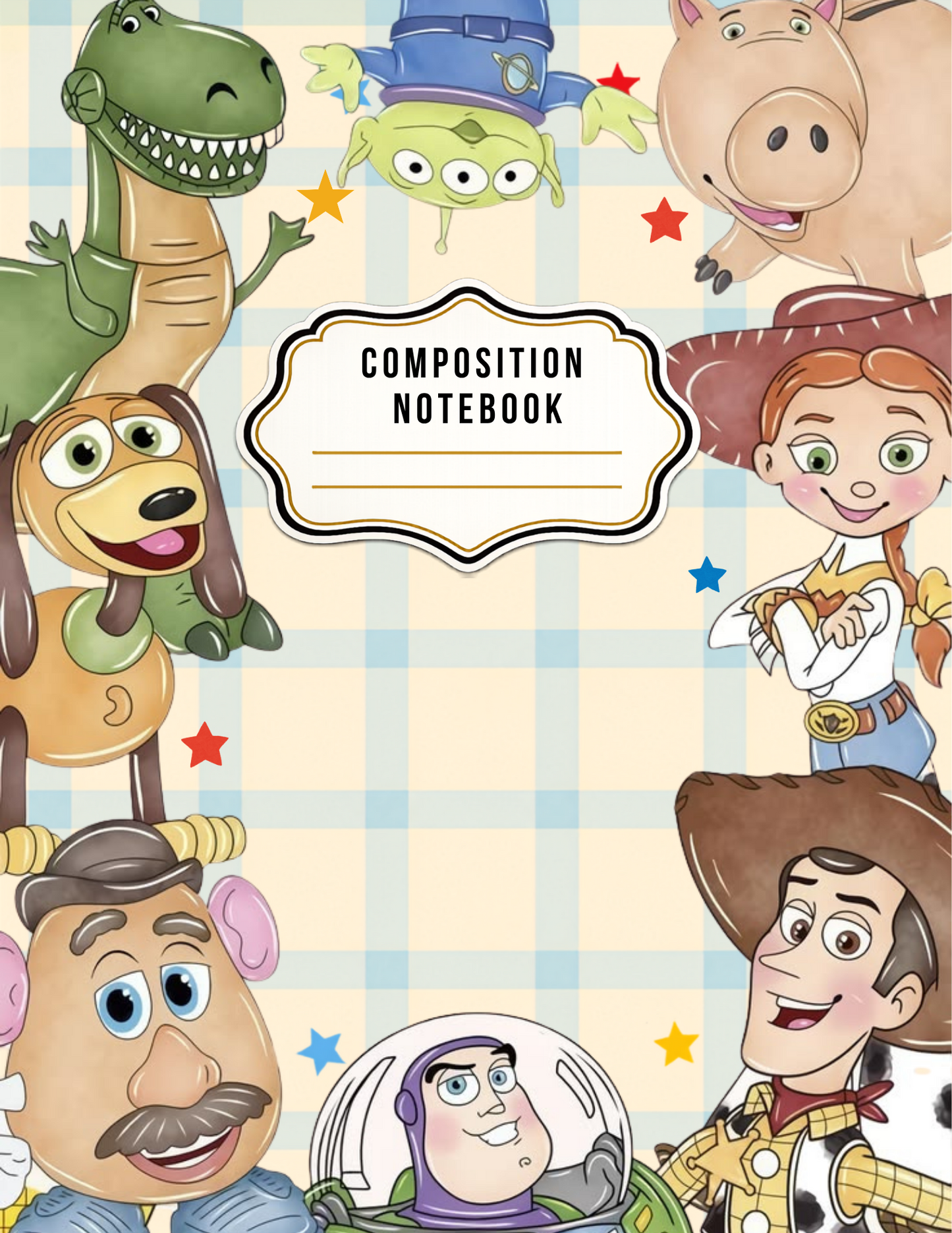 Plaid Toy Movie Notebook | Print