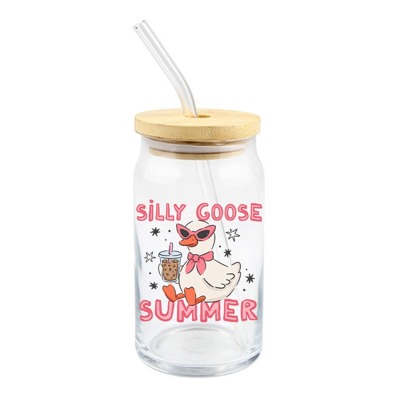 Silly Goose Summer | UVDTF Decal | 4 inches