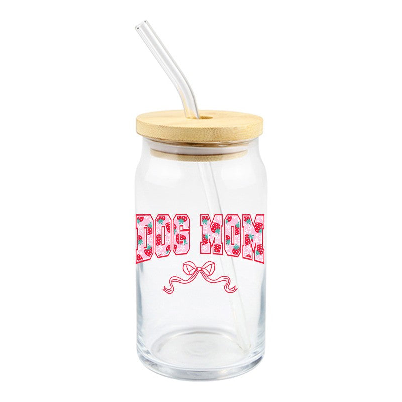 Dog Mom Strawberry | UVDTF Decal | 5 inches