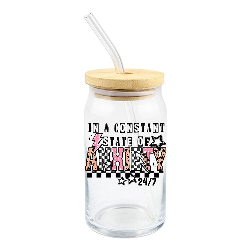 Constant State of Anxiety | UVDTF Decal | 4 inches