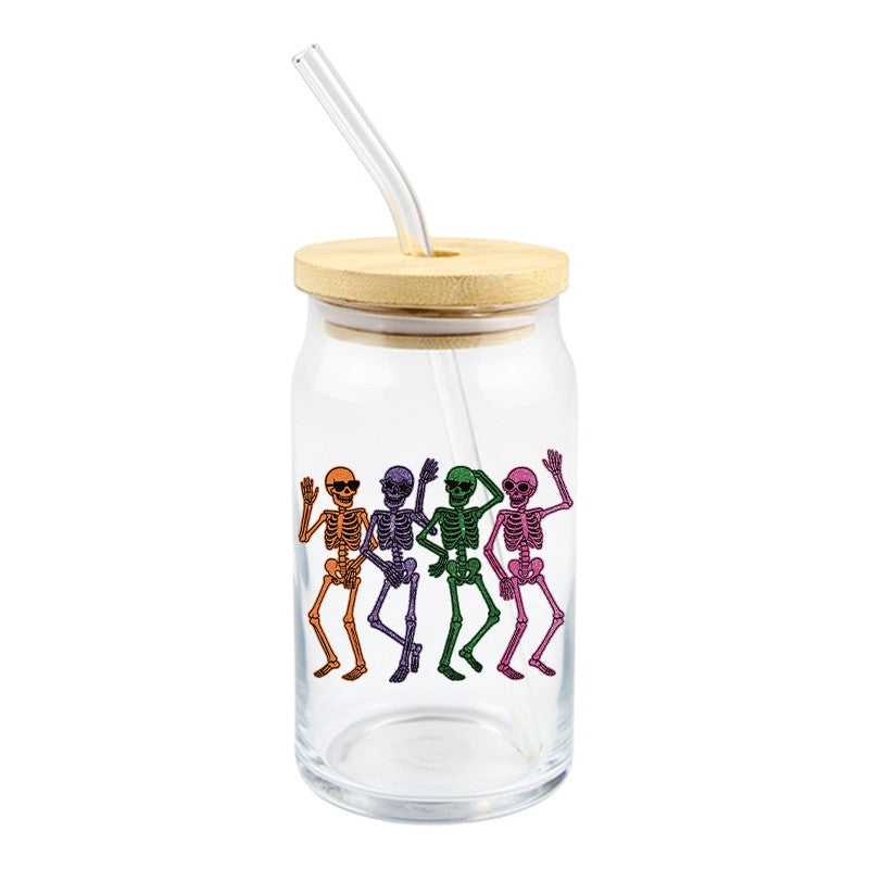 Dancing Skellies | UVDTF Decal | 4 inches