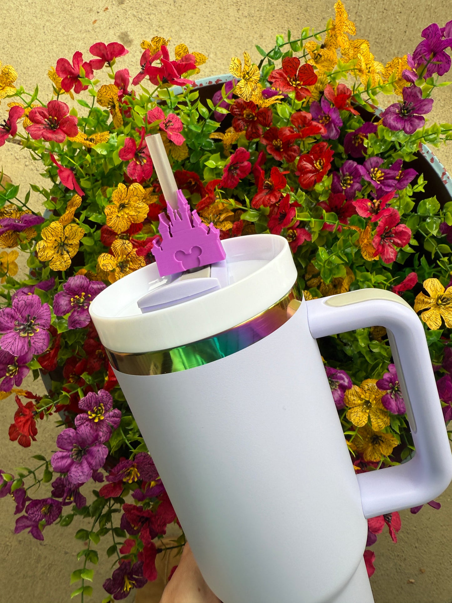 Purple Castle Straw Topper | 10 MM Size