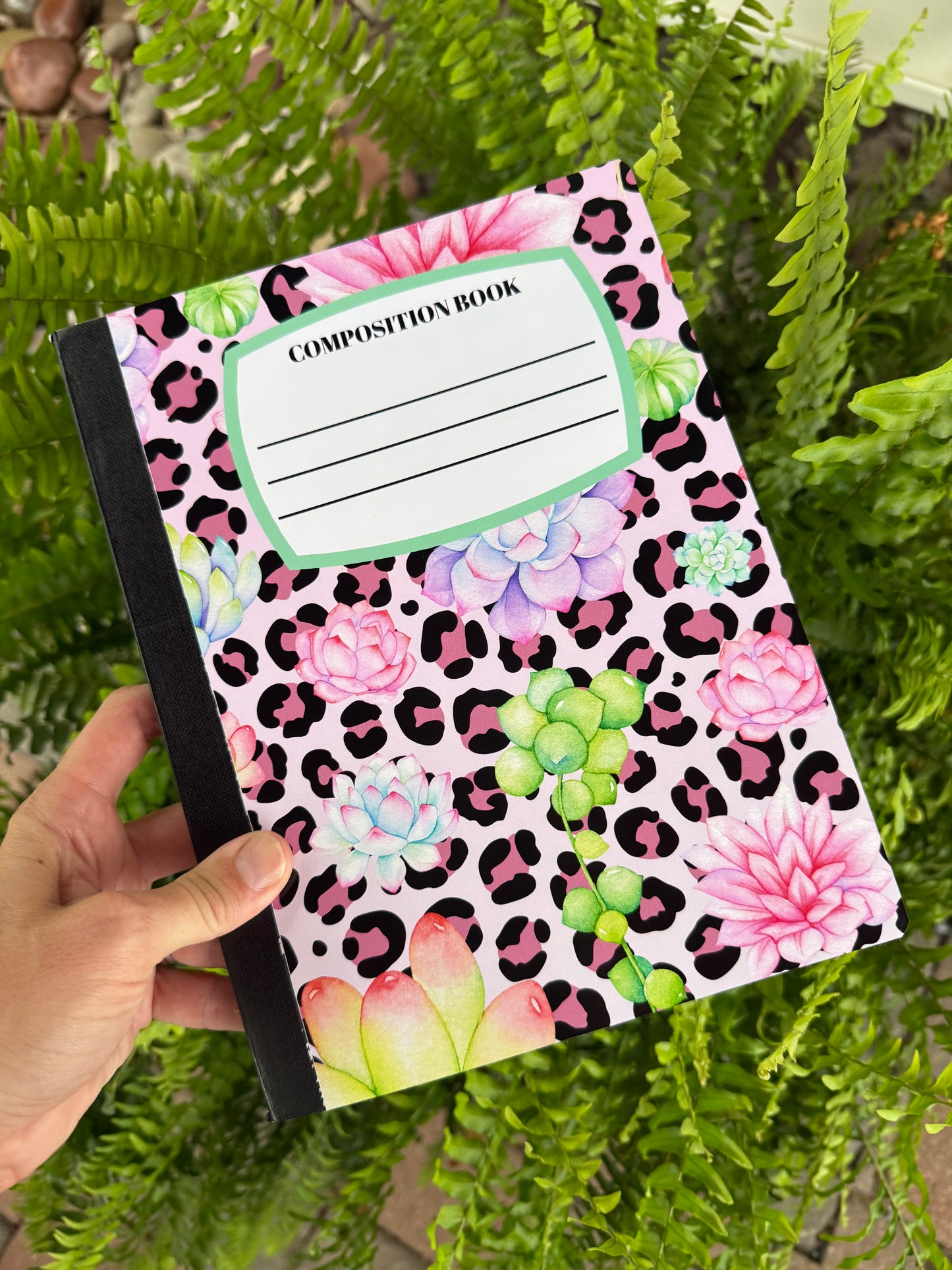 Succulent Leopard Notebook | Print