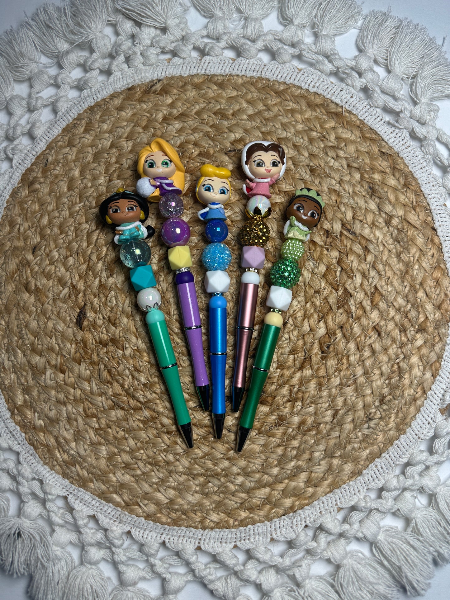 Winter Princesses Beaded Pen