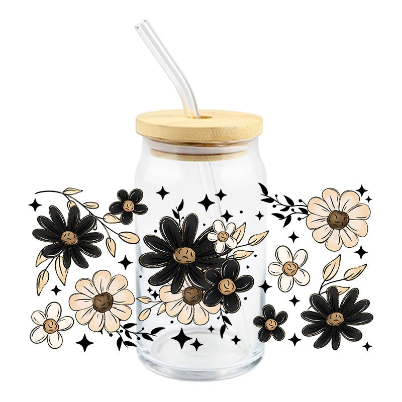 Fall Flowers | UVDTF Cup Wrap