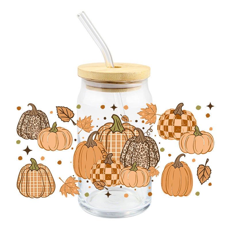Pumpkin Pattern Patch | UVDTF Cup Wrap