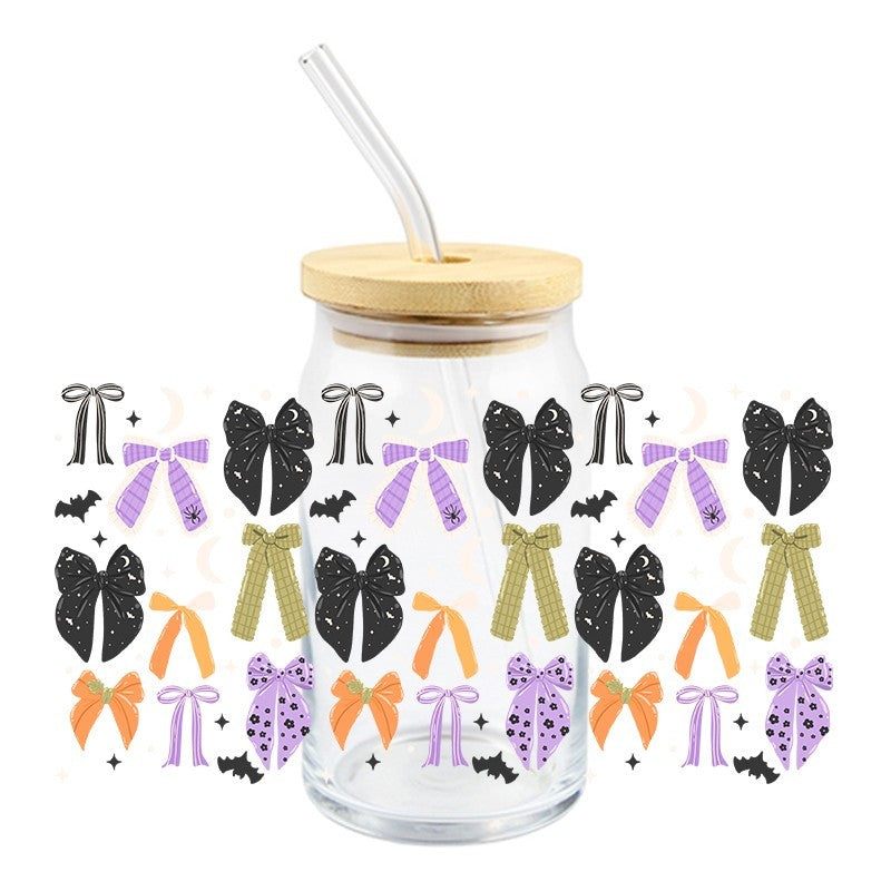 Halloween Bows | UVDTF Can Glass Wrap