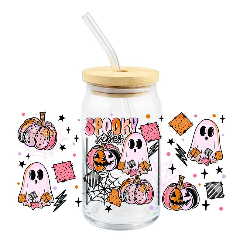 Spooky Vibes | UVDTF Can Glass Wrap