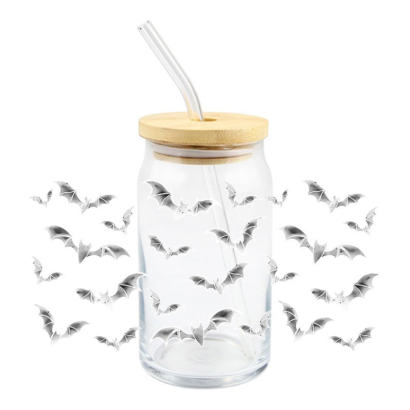 Bats | UVDTF Can Glass Wrap