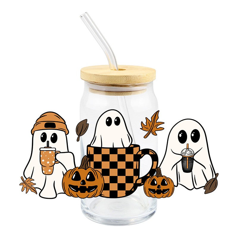Ghost Cups | UVDTF Can Glass Wrap