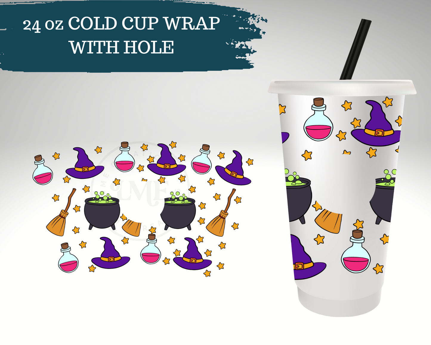 Witches Spell | Cold Cup Wrap