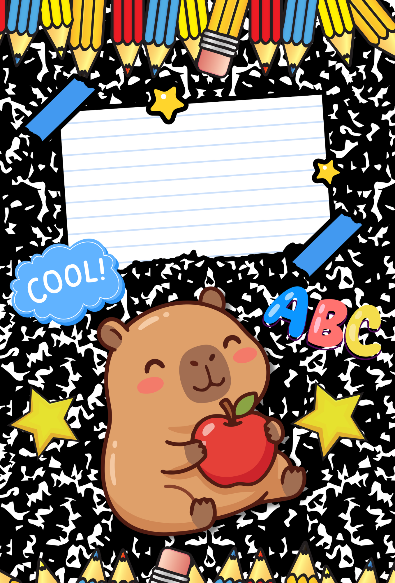 Capy Cool Notebook | Print