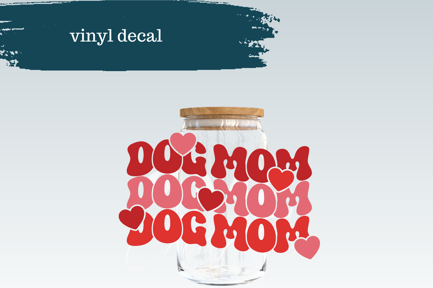 Dog Mom Stacked | Vinyl Decal
