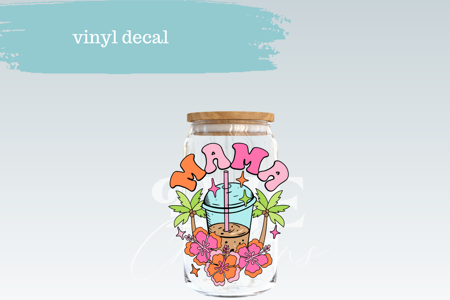 Tropical Mama | Vinyl Decal