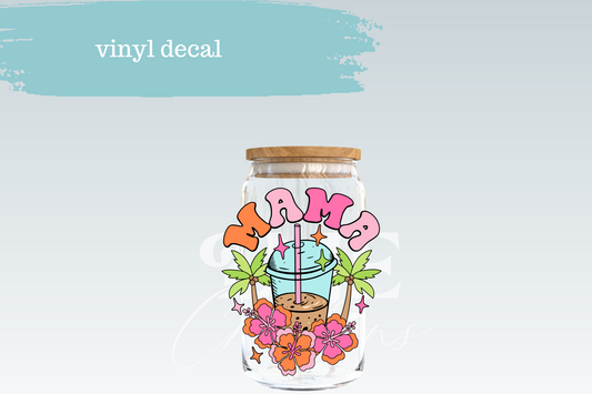 Tropical Mama | Vinyl Decal