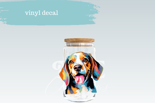 Beagle Watercolor | Vinyl Decal