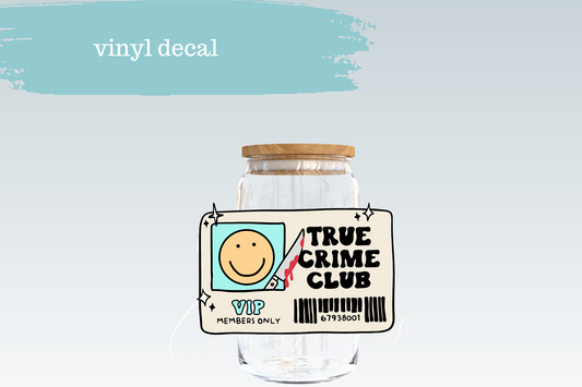 True Crime Club | Vinyl Decal