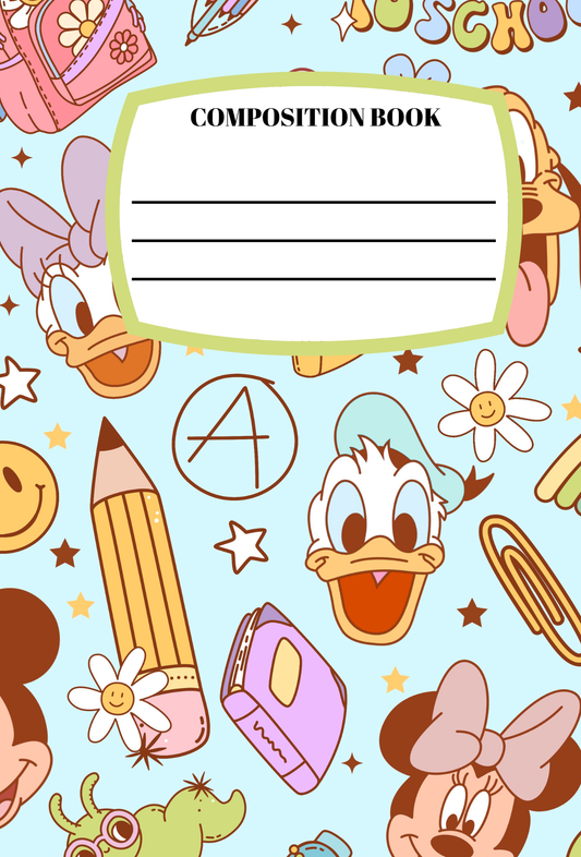 Back to School Mouse Notebook | Print