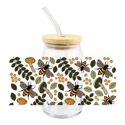Bees & Mushrooms | UVDTF Cup Wrap
