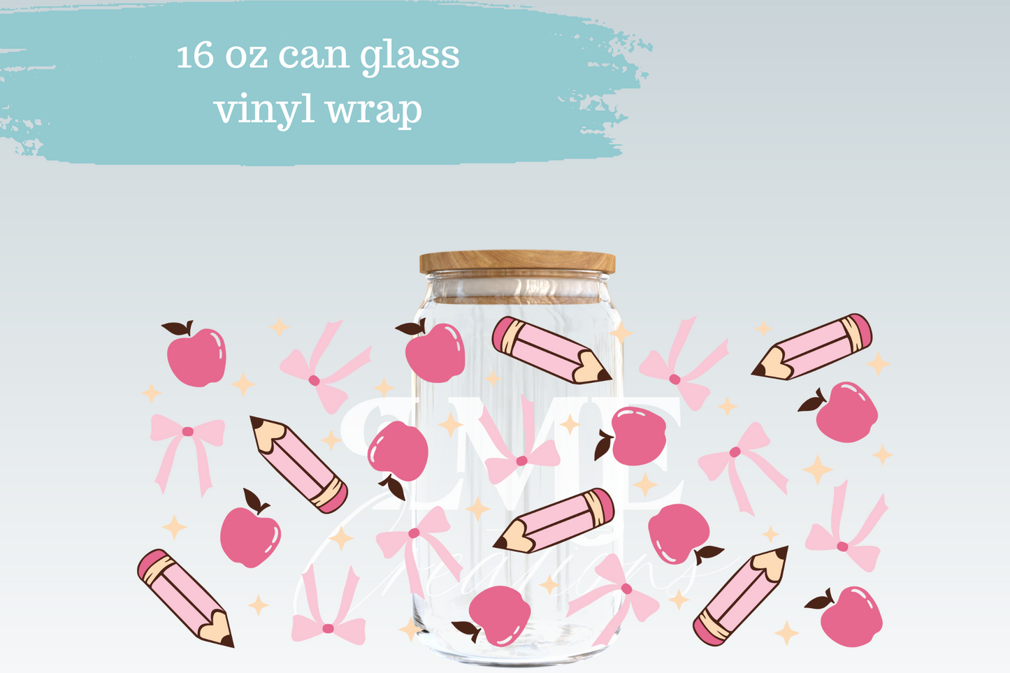 Supplies & Bows | 16 oz Can Glass Libbey Wrap