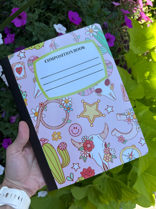 Western Composition Notebook | Print