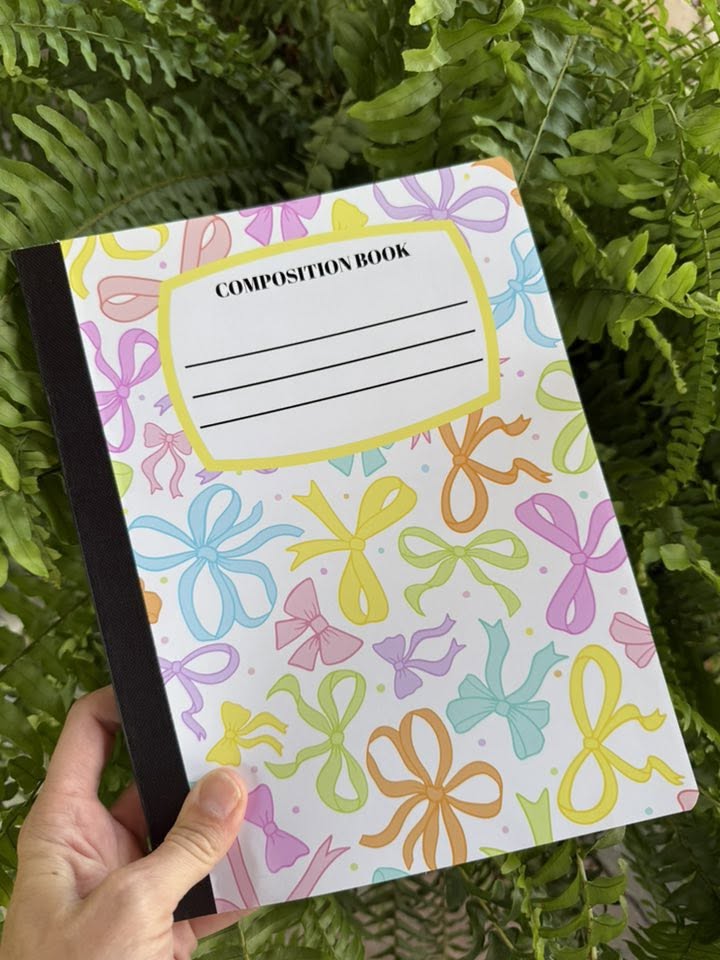 Neon Bows Notebook | Print