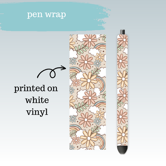 Boho Florals | Pen Wrap