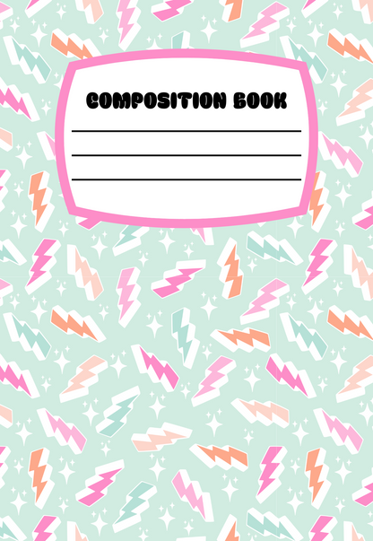NEW Colorful Bolts Notebook | Print