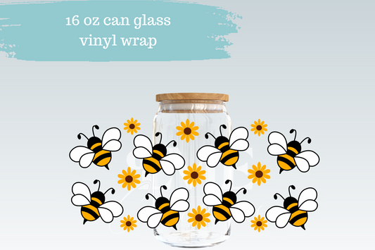 Bumble Bees & Sunflowers | Libbey Wrap