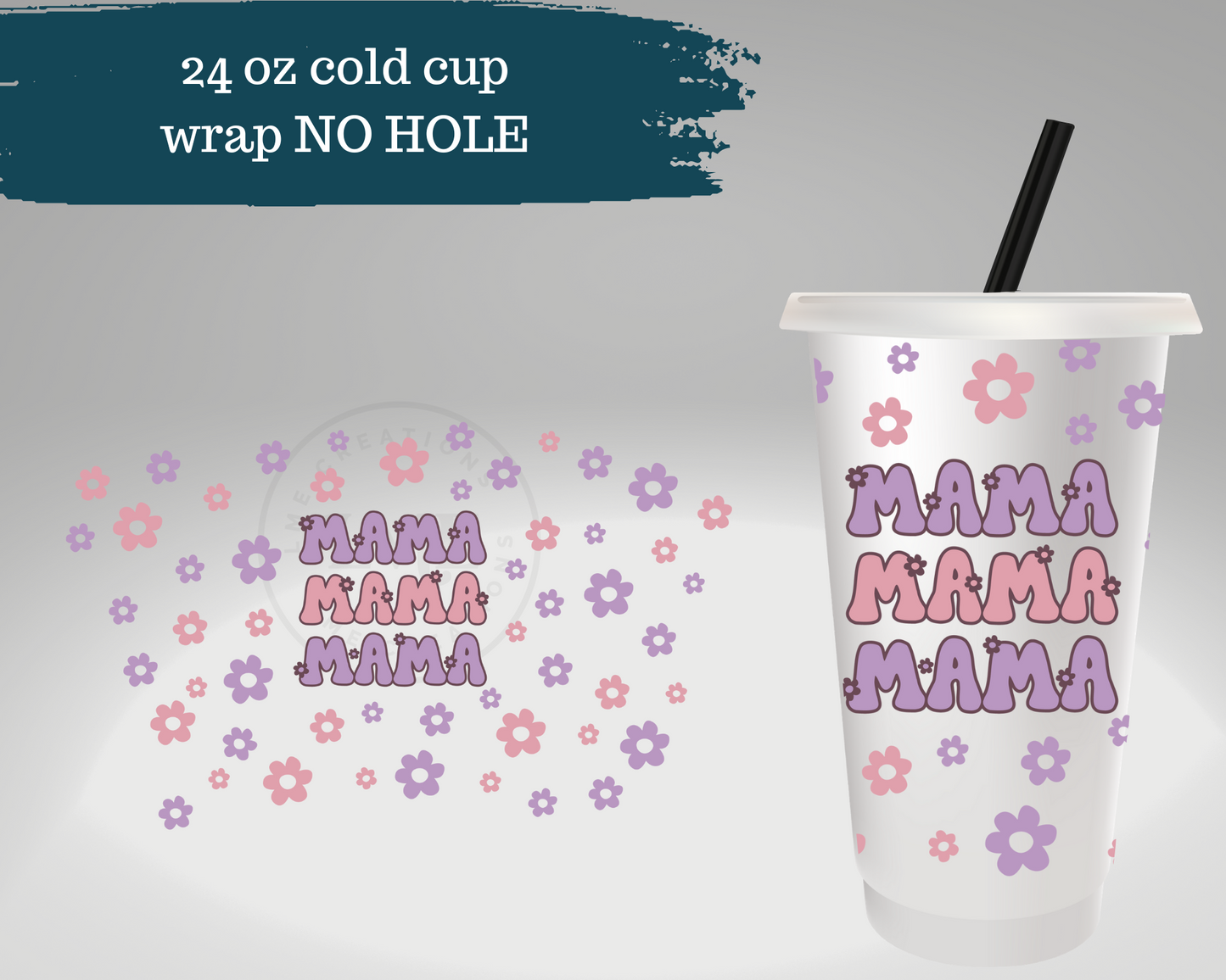 Mama Floral | Cold Cup Wrap