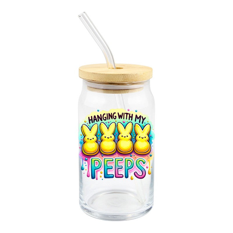 Hanging With My Bunnies | UVDTF Decal | 4 inches