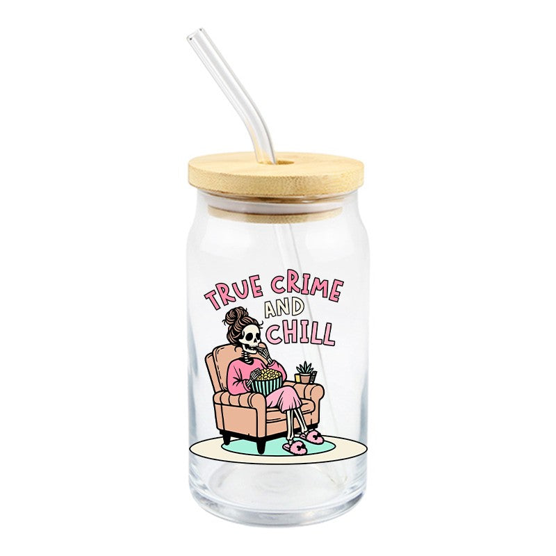 True Crime & Chill | UVDTF Decal | 4 inches