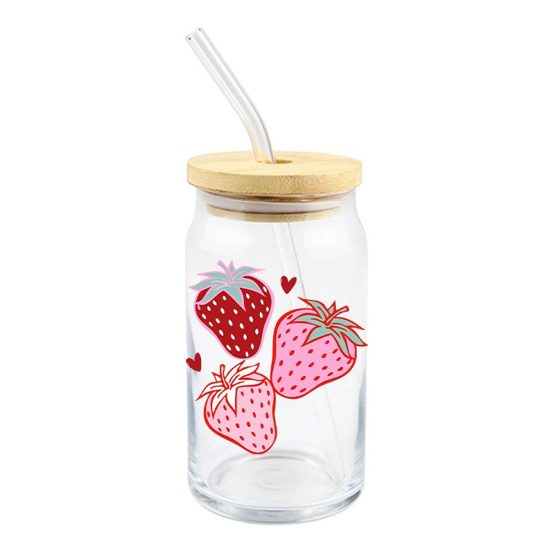 Strawberries | UVDTF Decal | 4 inches