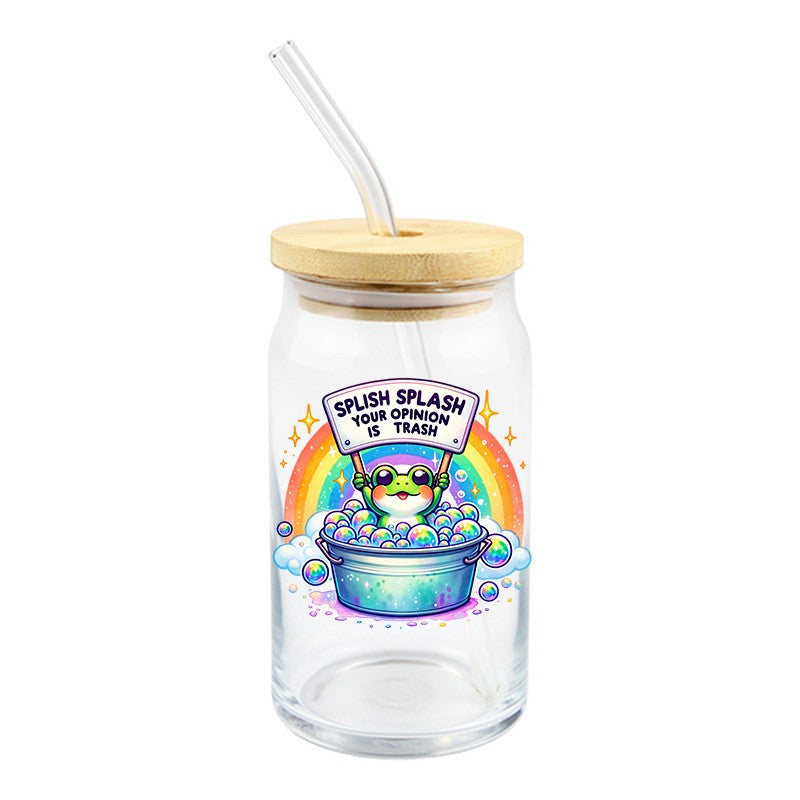 Splish Splash Opinion Is Trash | UVDTF Decal | 4 inches