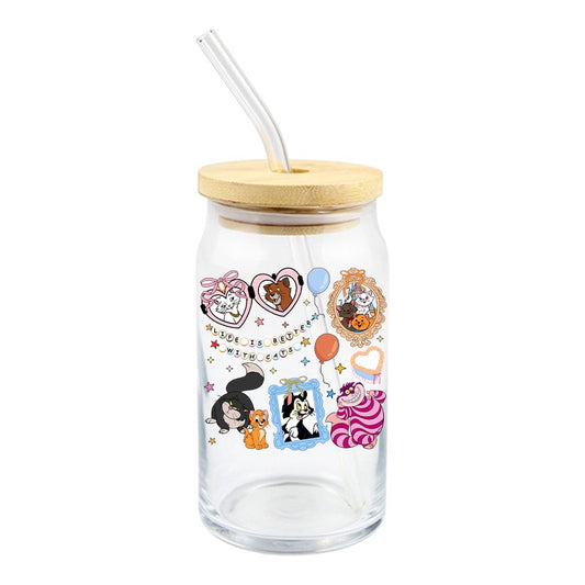 Life Is Better With Cats | UVDTF Decal | 4 inches