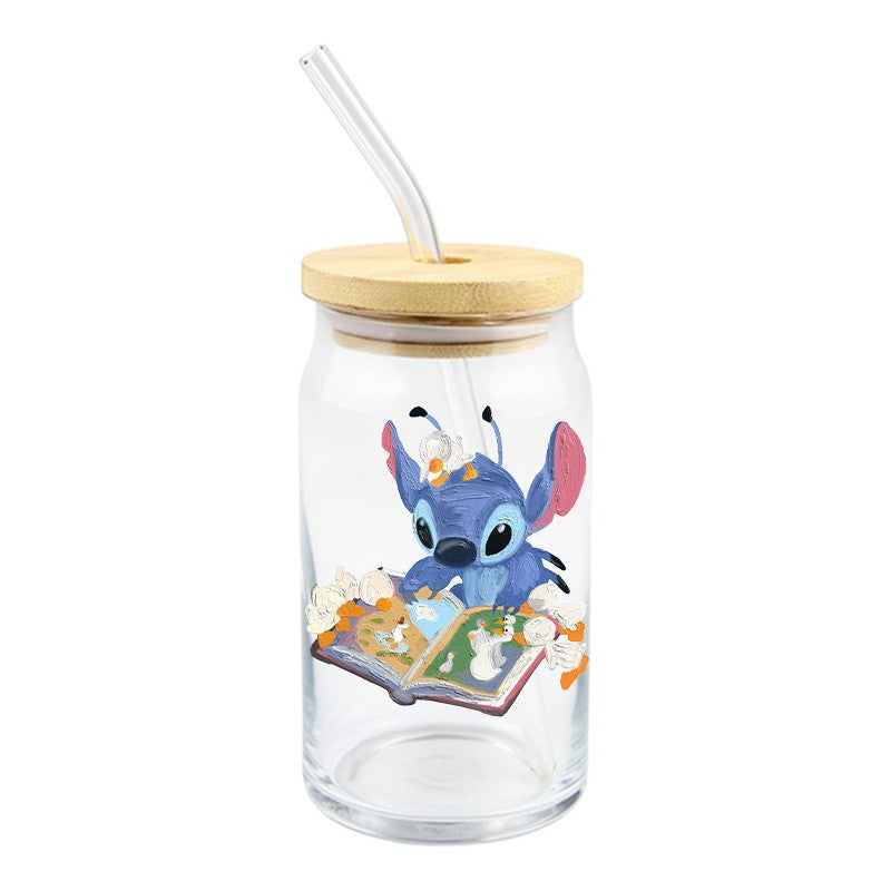 Stitch & Ducks | UVDTF Decal | 4 inches