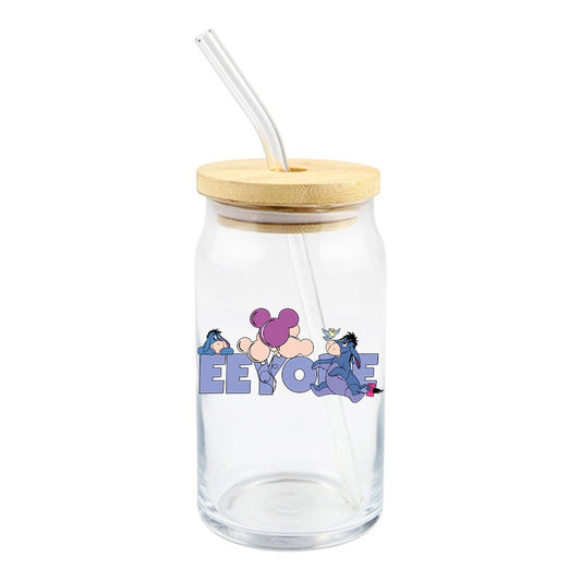 Eeyore | UVDTF Can Glass Wrap