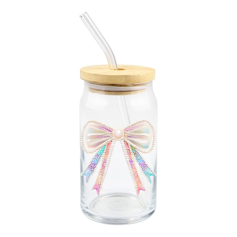 Pearl Bow | UVDTF Decal | 4 inches