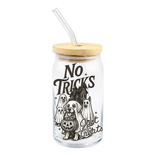 No Tricks Just Treats | UVDTF Decal | 4 inches