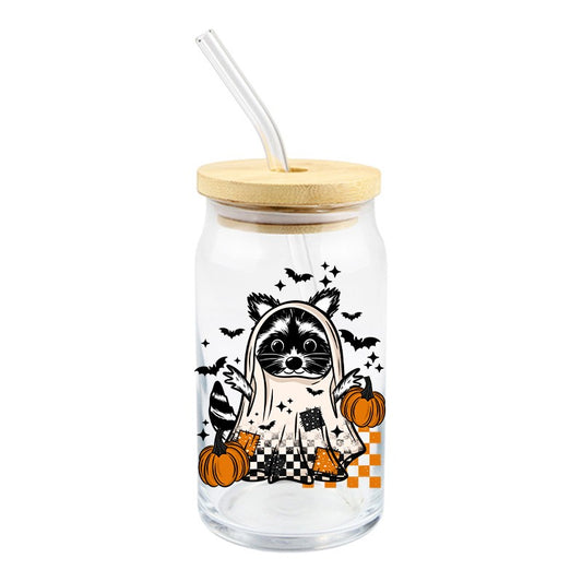 Halloween Raccoon | UVDTF Decal | 4 inches