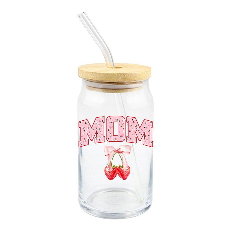 Mom Cherries | UVDTF Decal | 4 inches
