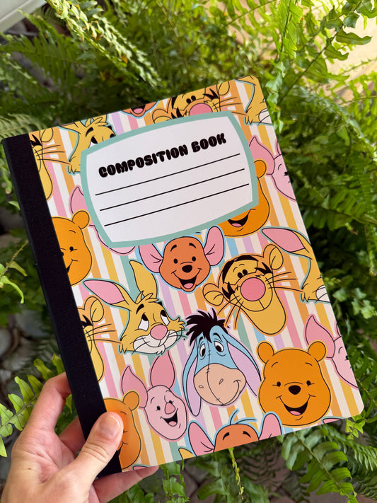 Striped Acre Woods Notebook | Print