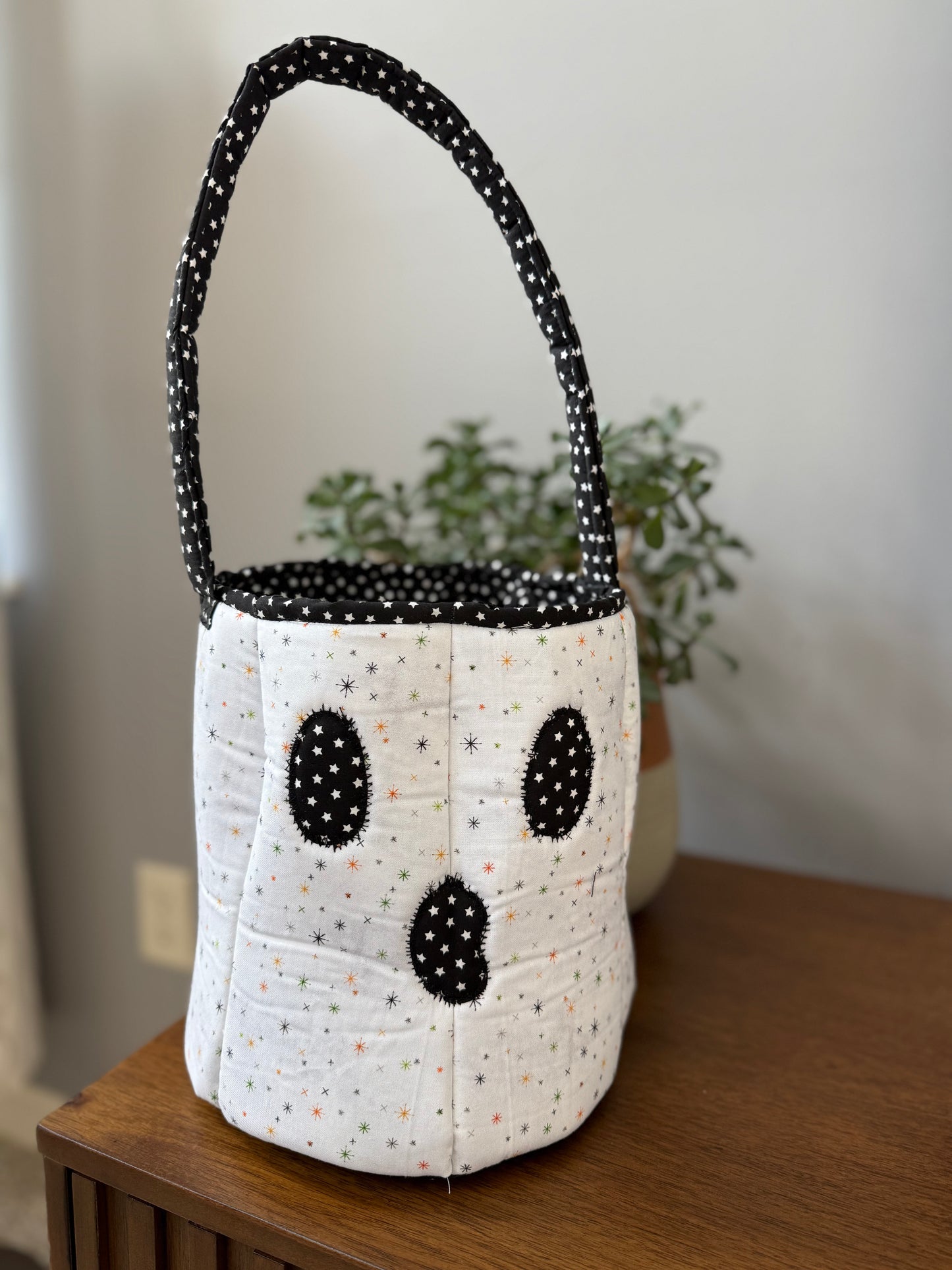 Ghost Halloween Trick or Treat Bucket