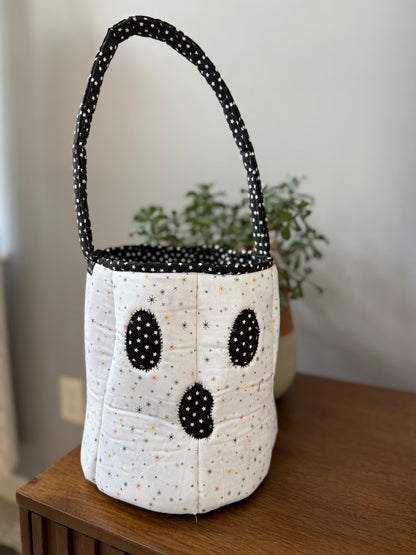 Ghost Halloween Trick or Treat Bucket